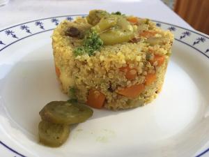 #LunesSinCarne: Quinoa a la jardinera