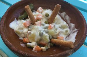 #LunesSinCarne: Ensaladilla rusa con tofu y algas